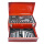 150pcs Household Tool Set Red Metal Box Kit